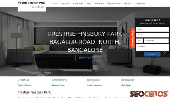 prestigefinsburypark.gen.in desktop előnézeti kép