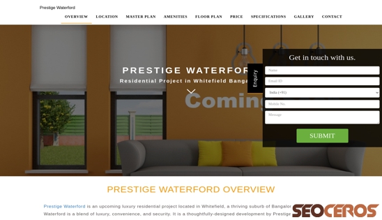 prestigewaterford.info desktop Vorschau