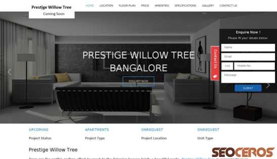 prestigewillowtree.co.in desktop preview
