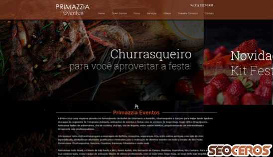 primazziaeventos.com.br desktop náhľad obrázku