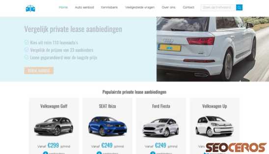 private-lease-aanbiedingen.nl desktop náhled obrázku