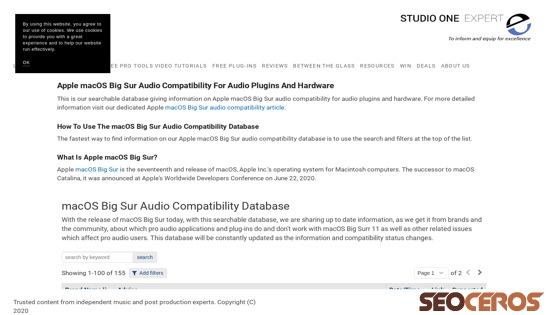 pro-tools-expert.com/big-sur-audio-compatibility-chart desktop náhled obrázku