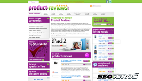 product-reviews.co.uk desktop Vista previa