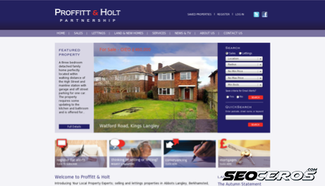 proffitt-holt.co.uk desktop prikaz slike