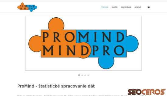 promind.sk desktop előnézeti kép