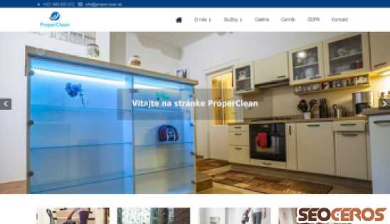 properclean.sk desktop Vorschau