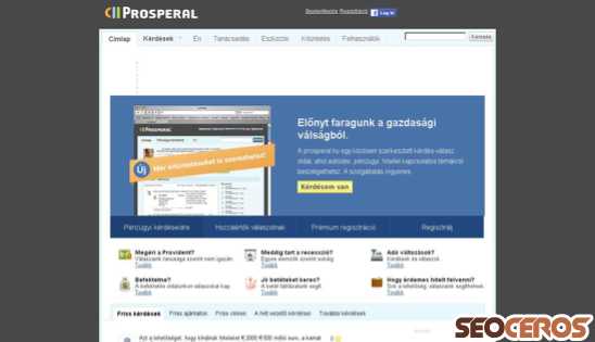prosperal.hu desktop Vista previa