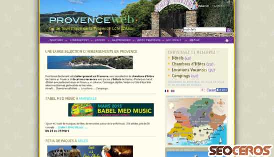 provenceweb.fr desktop vista previa
