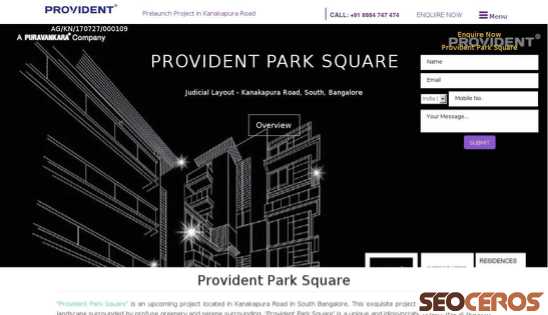providentparksquare.net.in desktop vista previa
