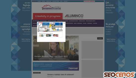 prozorivrata.com desktop náhľad obrázku