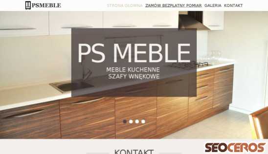 psmeble.pl desktop vista previa