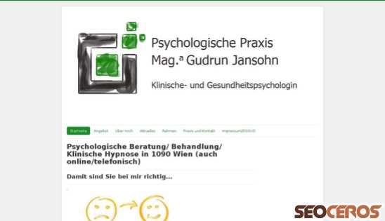 psychologin-jansohn.at desktop előnézeti kép