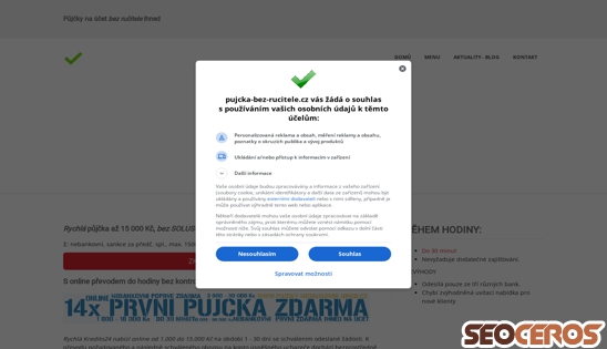 pujcka-bez-rucitele.cz/pujcka-od-kredito24.html desktop obraz podglądowy