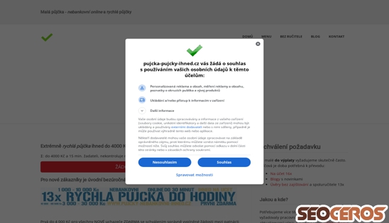 pujcka-pujcky-ihned.cz/pujcka-ihned-od-pujcka7.html desktop 미리보기