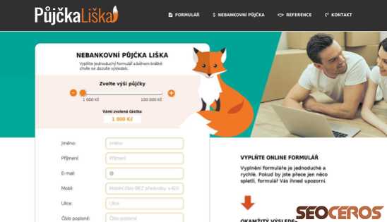 pujckaliska.cz desktop förhandsvisning