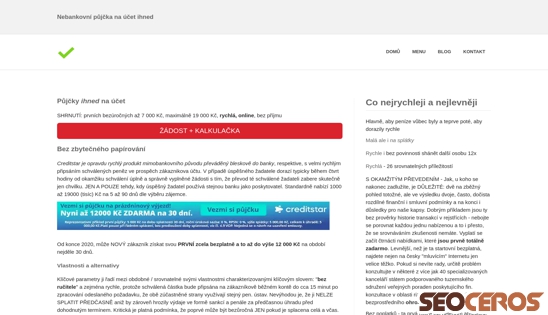pujcky-nebankovni-ihned.cz/nebankovni-pujcka-ihned-na-ucet-credistar.html desktop előnézeti kép