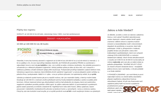 pujcky-nebankovni-ihned.cz/pujcka-od-pronto.html desktop náhľad obrázku