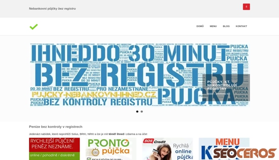 pujcky-nebankovni-ihned.cz/pujcky-bez-registru.html desktop obraz podglądowy
