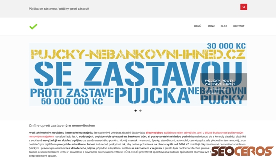 pujcky-nebankovni-ihned.cz/pujcky-se-zastavou.html desktop előnézeti kép