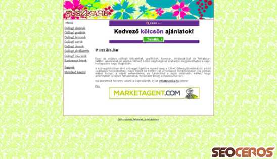 puszika.hu desktop előnézeti kép