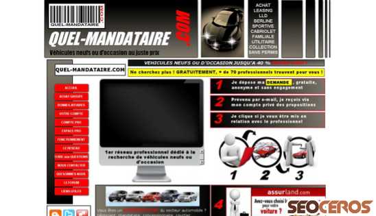 quelmandataire.com desktop náhled obrázku