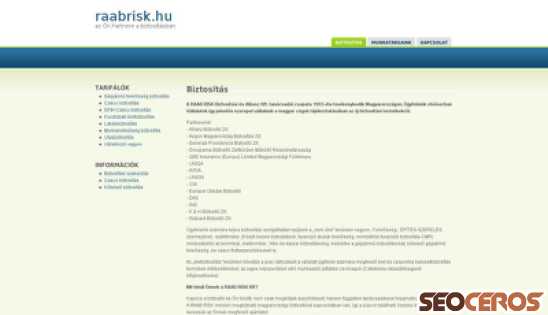 raabrisk.hu desktop előnézeti kép
