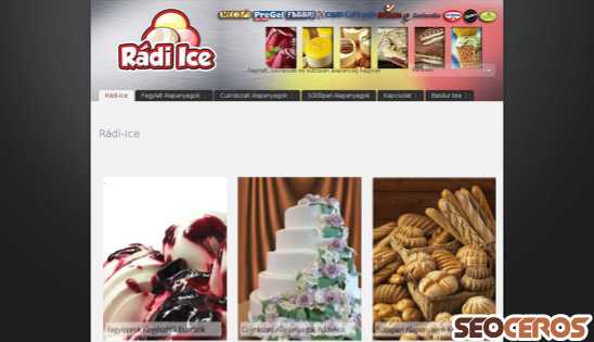 radiice.hu desktop előnézeti kép