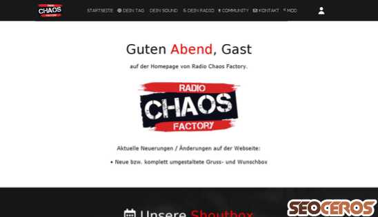 radio-chaos-factory.de desktop Vorschau
