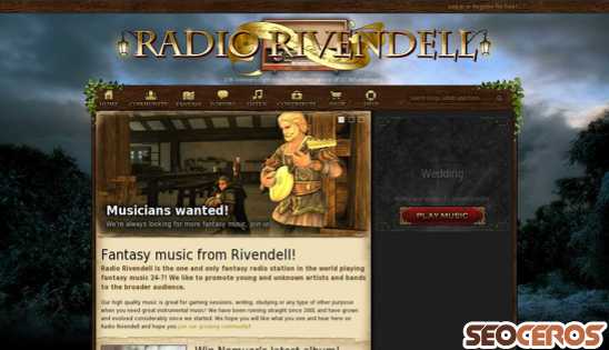 radiorivendell.com desktop náhled obrázku