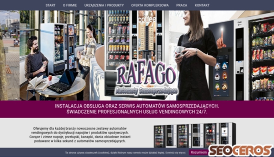 rafago.pl desktop előnézeti kép