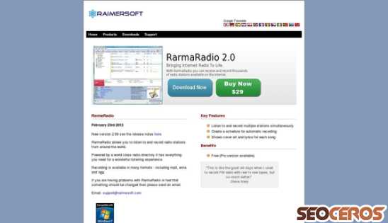 raimersoft.com desktop förhandsvisning