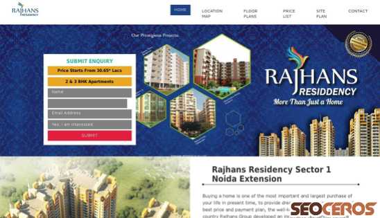 rajhansresidency.net.in desktop vista previa