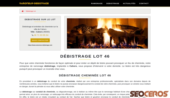 ramoneur-debistrage.com/debistrage/46/Lot-46.html desktop Vorschau