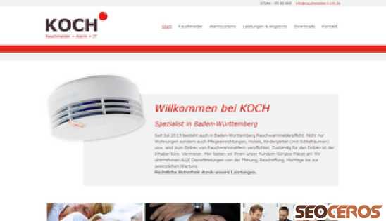 rauchmelder-koch.de desktop prikaz slike