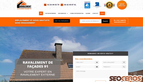 ravalement-91.fr desktop prikaz slike