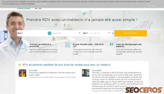 rdvmedicaux.com desktop náhľad obrázku