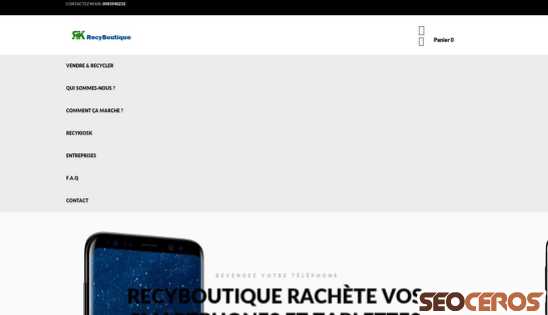 recyboutique.com desktop previzualizare