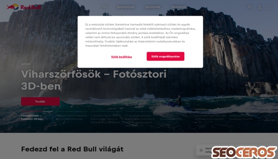 redbull.hu desktop előnézeti kép