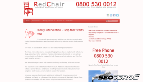 redchair.co.uk desktop Vorschau