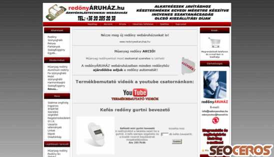 redonyaruhaz.hu desktop előnézeti kép