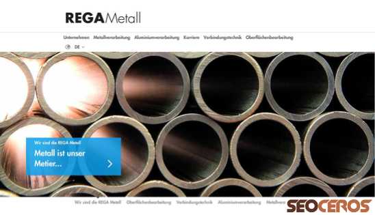 rega-metal.com desktop náhled obrázku