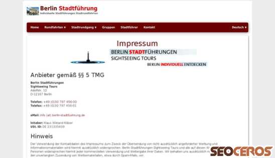reise-leitung.de/impressum.html desktop náhľad obrázku