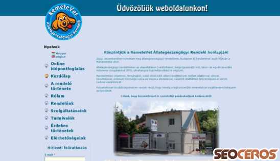 remetevet.hu desktop előnézeti kép