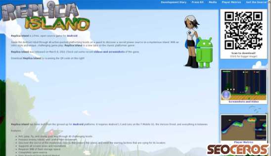 replicaisland.net desktop obraz podglądowy
