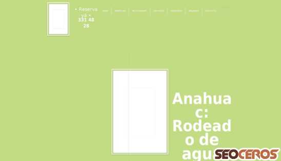 reservanaturalanahuac.com desktop náhľad obrázku