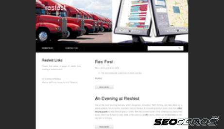 resfest.co.uk desktop förhandsvisning