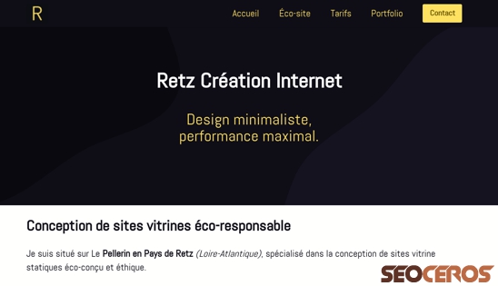 retz-creationinternet.fr desktop náhľad obrázku