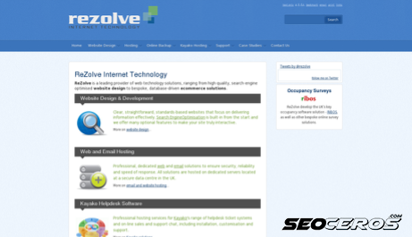 rezolve.co.uk desktop förhandsvisning