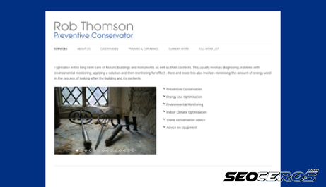 rob-thomson.co.uk desktop obraz podglądowy