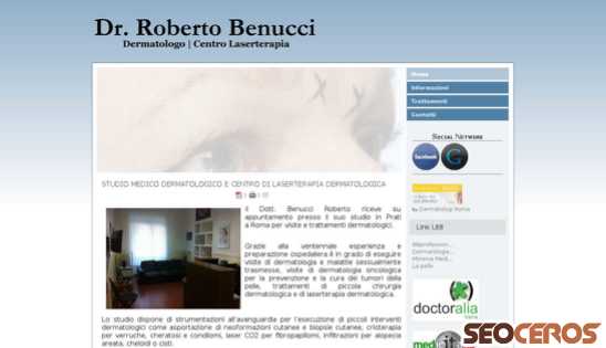 robertobenucci.it desktop förhandsvisning